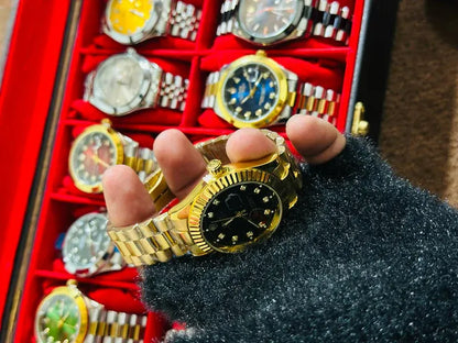 🖤 Black Lover – Rolex Watch| Waterproof | Stainless Steel | ZAS Watches