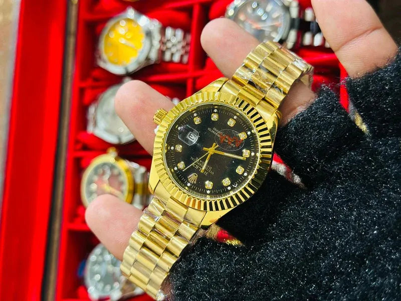 🖤 Black Lover – Rolex Watch| Waterproof | Stainless Steel | ZAS Watches