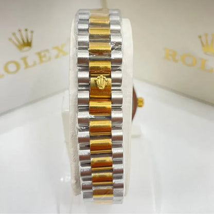 🖤 Gold & Silver + Black Dial | Stainless Steel | Waterproof | ZAS Watches