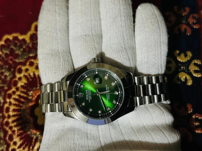 💚 Silver +  Green Dial | Waterproof | Stainless Steel | ZAS Watches