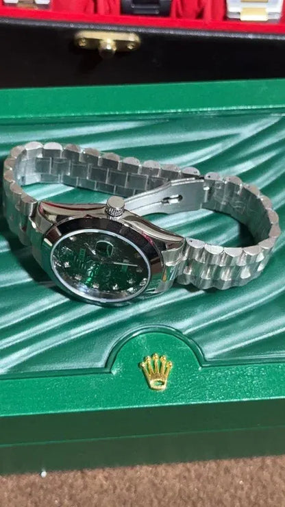 🖤 Silver + Black| Stainless Steel | Waterproof | ZAS Watches
